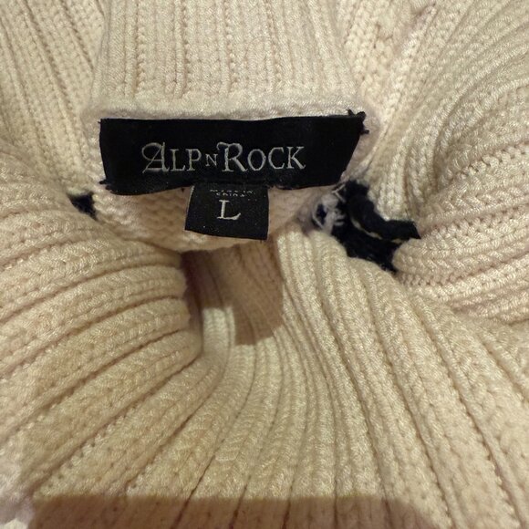Alp N Rock, heavy cotton turtleneck sweater, size Large - Picture 4 of 6